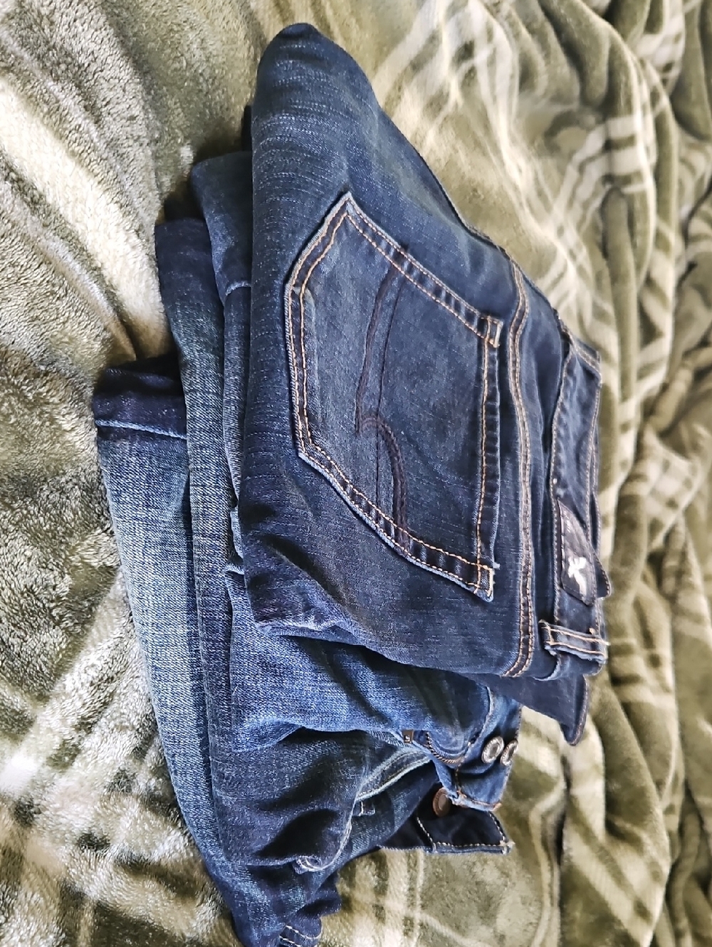 American Eagle Outfitters Dark Blue Bootcut Jeans BUNDLE